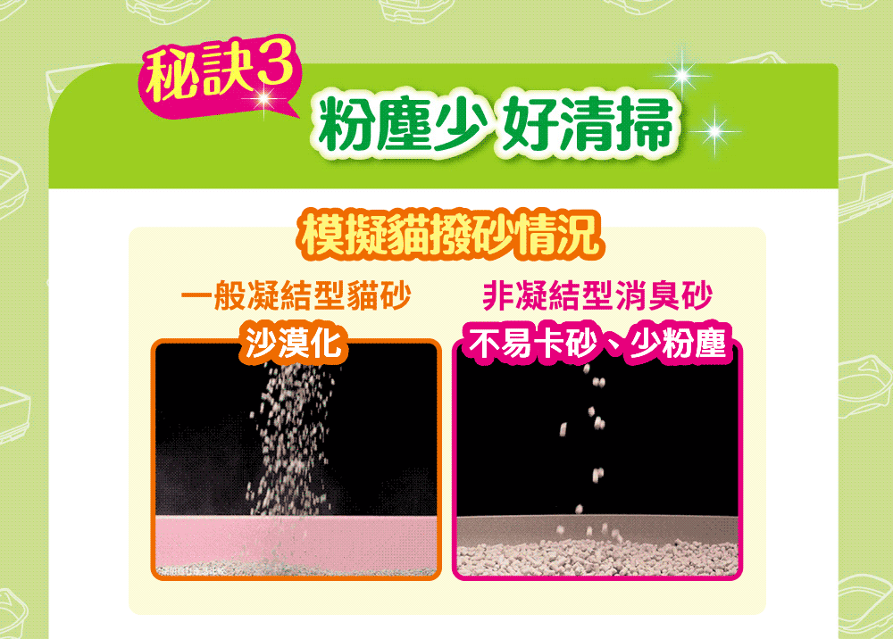 粉塵少好清掃