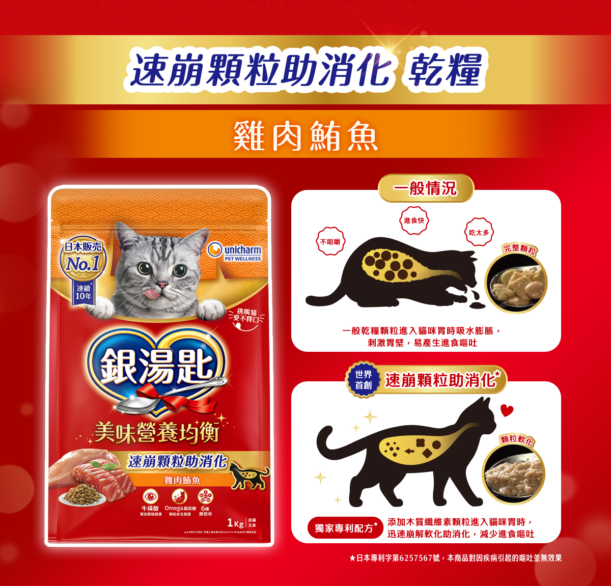 速崩顆粒助消化 乾糧 雞肉鮪魚