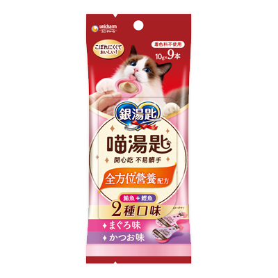 貓湯匙，全方位營養配方，鮪魚鰹魚雙口味